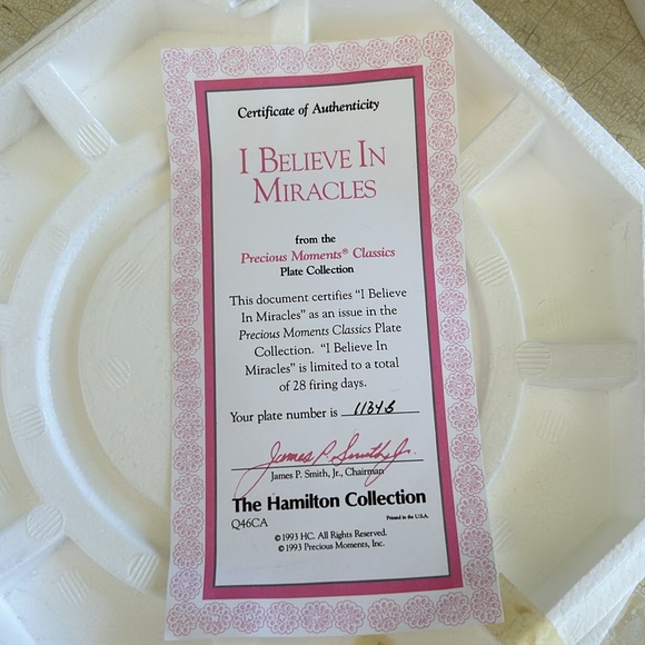 7 plates from Hamilton's Classic Collection,  Precious Moments. - Picture 15 of 15